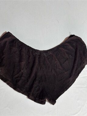 Lauren Moshi Black Mesh Shorts
